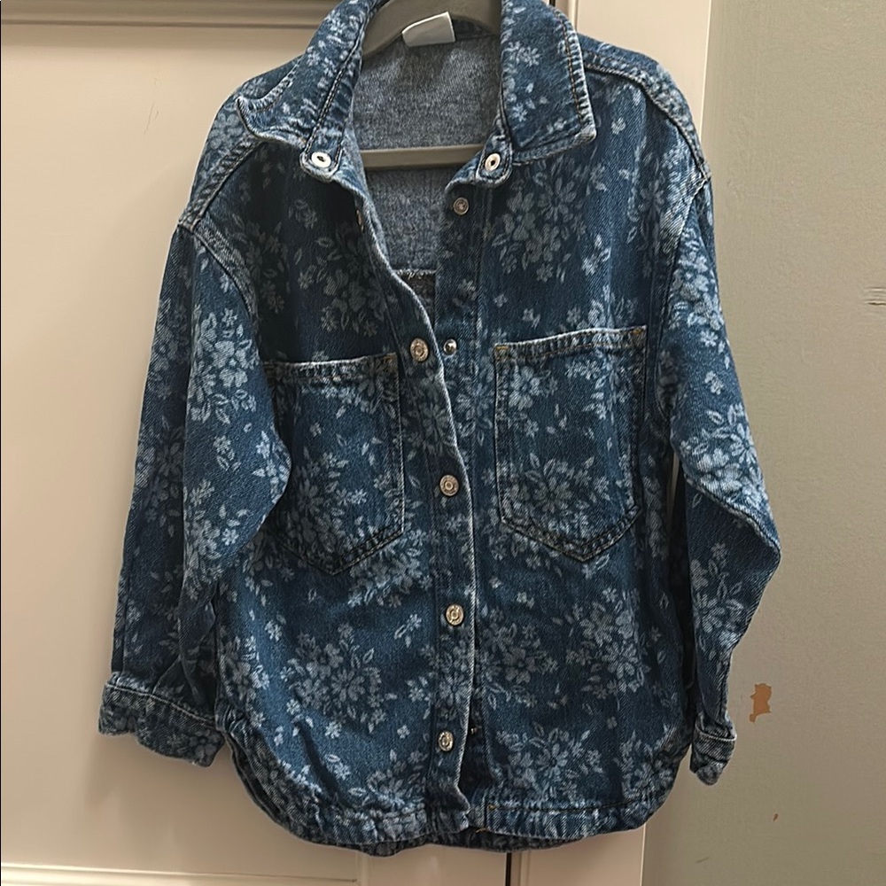 Zara Blue Jean Jacket Modern Pixel Design